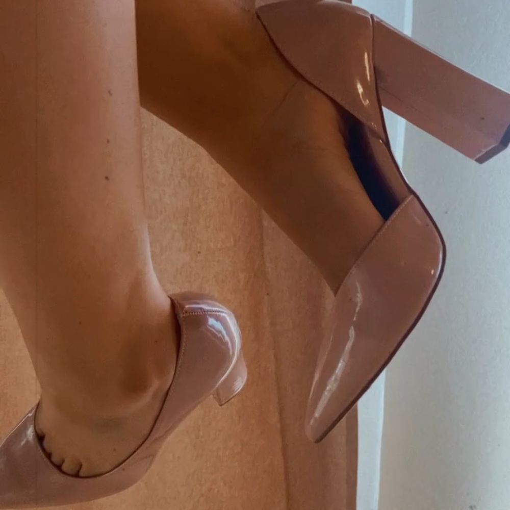 Blush Block Heels New Without Tags - image 3